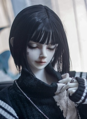 桃气岛屿BJD假发仿马海毛牛奶丝超柔软服帖基础造型款波波头成品