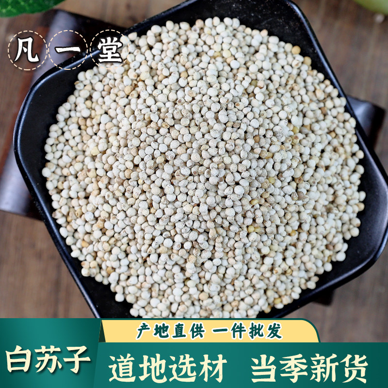 【凡一堂】中药材 新货白苏籽 白苏子 酥麻籽 白苏麻子 紫苏子