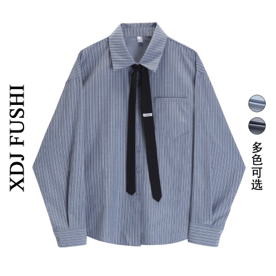 百搭港风叠穿内搭chic衬衣