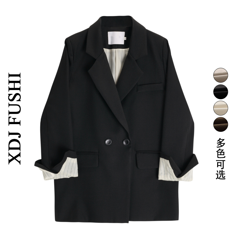 宽松韩版英伦风休闲西服上衣