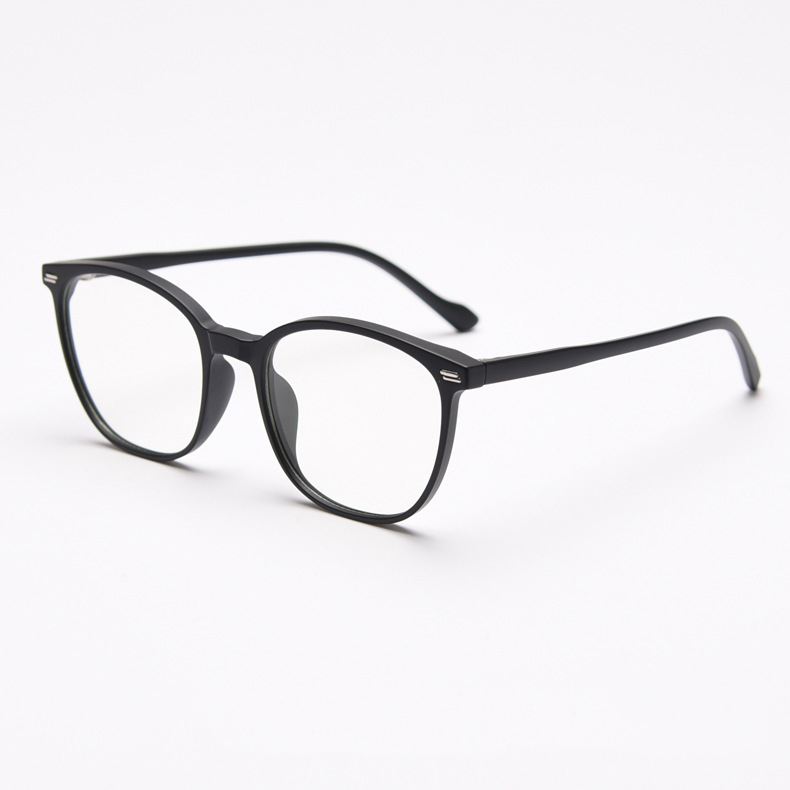 TR90韩版细框轻复古近视眼镜框网红复古大框显脸小男女平光镜架