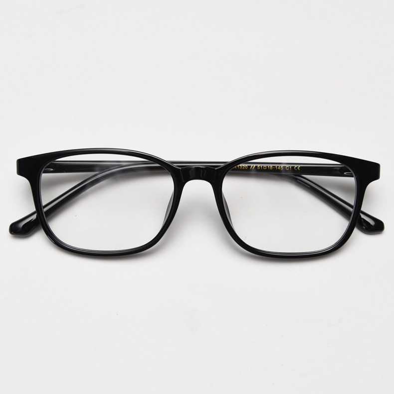 9克TR90超轻长方形近视眼镜框简约男女学生文艺平光镜配度数老花