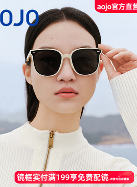 aojo太阳镜新款轻巧折叠墨镜女AJ405SJ905偏光防晒太阳眼镜驾驶镜