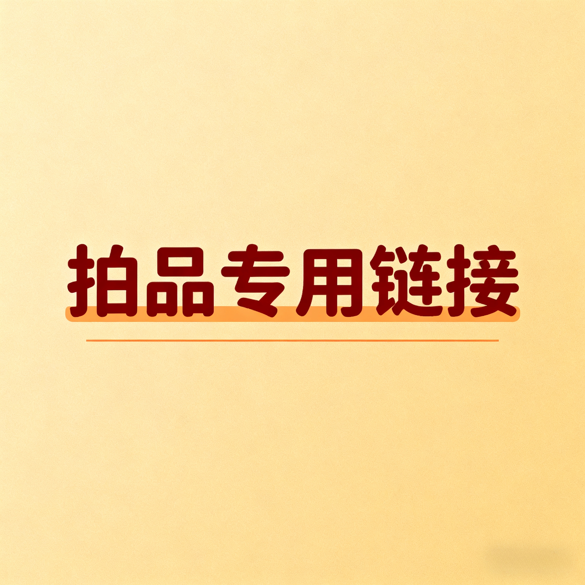 拍品专用链接