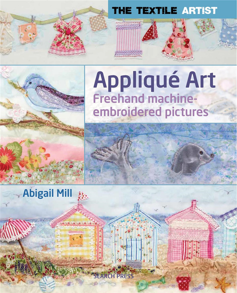 现货包邮 The Textile Artist: Appliqué Art 纺织艺术家:贴花艺术 手工工艺贴花教学 艺术书籍