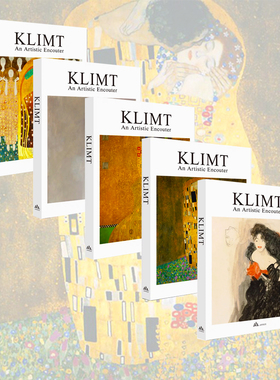 【封面随机发】正版现货 Klimt An Artistic Encouter 古斯塔夫克里姆特 英文原版进口 素描油画画集手绘手稿临摹画册作品集书籍