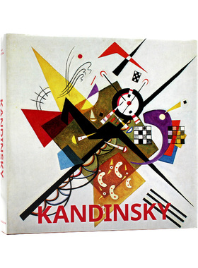 现货包邮 艺术家专著 Kandinsky 瓦西里·康定斯基 现代艺术代表人物 现代抽象艺术先驱 艺术入门画册 进口原版 多语种 精装