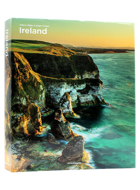 现货包邮 lreland 爱尔兰 位于欧洲西北部 平缓起伏的山丘和金色的沙滩 崎岖的悬崖 棕红色的泥炭沼泽 进口原版 多语种 精装