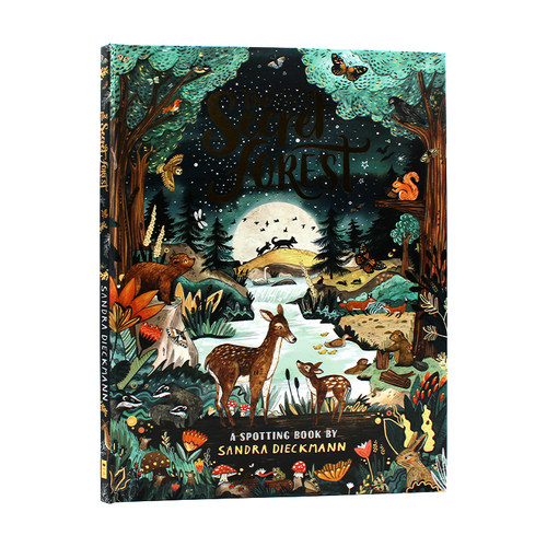 现货包邮 The Secret Forest 秘密森林 动植物绘画 儿童绘本 英国插画家Sandra Dieckmann绘本 英文原版