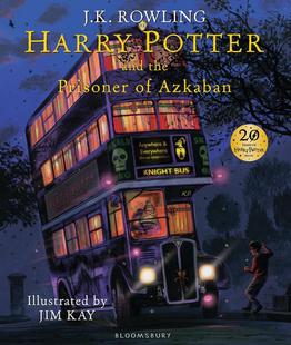 Azkaban 插图版 and Potter Harry 囚徒 the 英文原版 JK罗琳 哈利波特与阿兹卡班 Prisoner