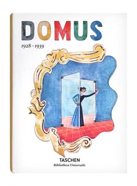 现货包邮 TASCHEN原版 DOMUS 1930s 多莫斯设计 现代主义 涵盖细节和宏伟的设计 产品设计 室内建筑设计书籍
