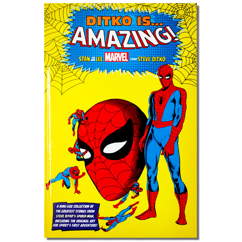 现货包邮 Ditko is
Amazing! 史蒂夫·迪特科 蜘蛛侠作品 漫威之父 斯坦李作品 漫威动漫漫画故事 精装大8开画册 英文原版