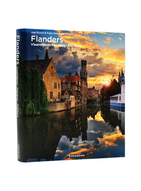 现货包邮 小本 Flanders 弗兰德斯 高耸的高塔 风景如画的市场广场 西方艺术和文化最重要的中心之一 进口原版 多语种
