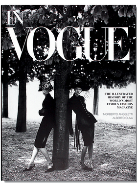 现货包邮 英文原版 In Vogue 《Vogue》杂志经典时尚摄影服装照片回顾 Dior大牌潮流时尚服装设计作品书籍
