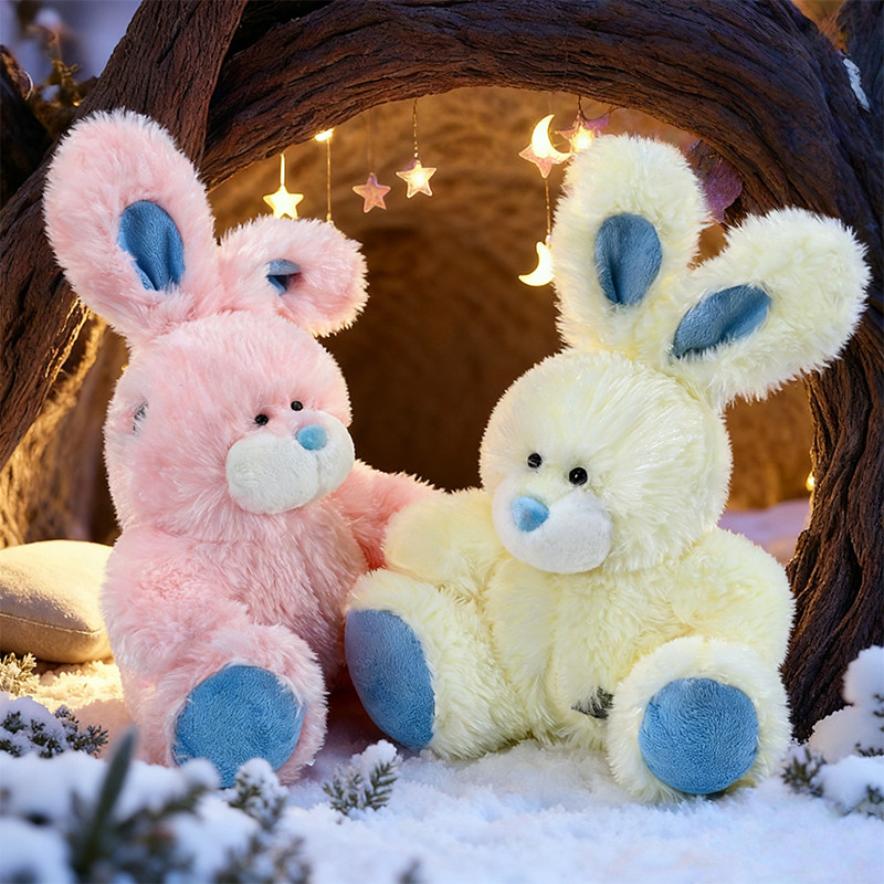 新款布丁兔毛绒玩具耳朵可折叠可爱兔子玩偶少女心布娃娃女生礼物,玩具/童车/益智/积木/模型,毛绒/玩偶/公仔/布艺类玩具,淘宝优惠券,粉丝福利购,淘宝优惠卷