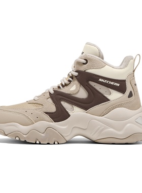 Skechers斯凯奇女士秋冬加绒保暖缓震舒适高帮老爹鞋雪地靴169078