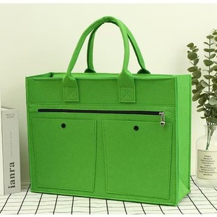 新款手提包商务办公文件袋公文包学生手提袋笔记本收纳可挂行李箱