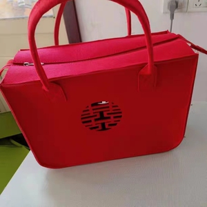 生日结婚糖袋毛毡礼袋甜美手提