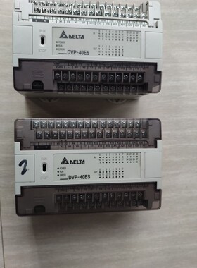 台达PLC DVP40ES00T2晶体管型24进16出成色实物图功能正常包好