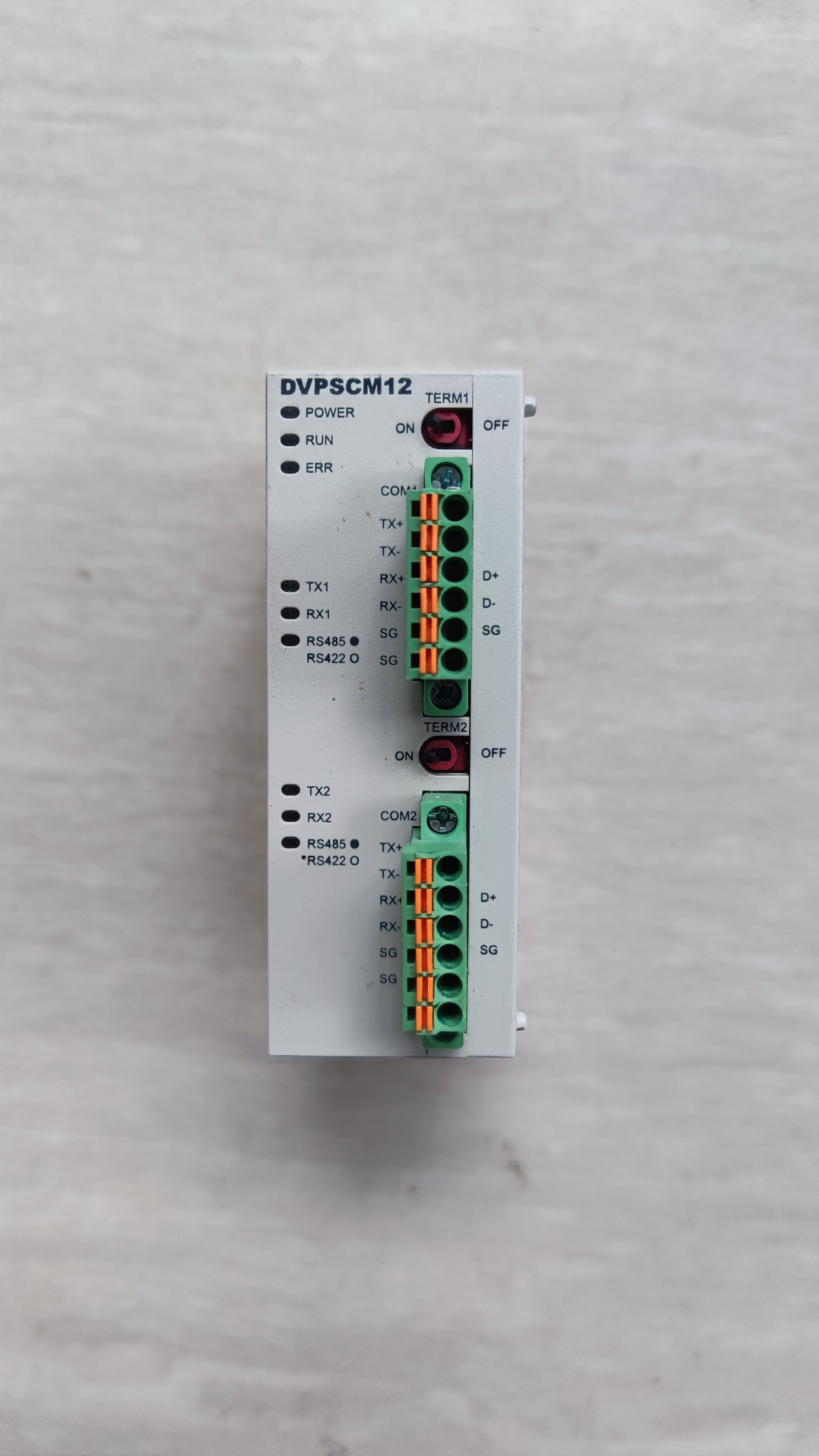 台达PLC模块 DVPSCM12-SL成色新 实物图 功能正常
