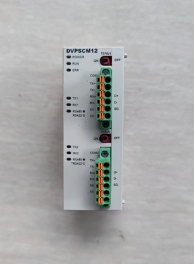 台达PLC模块 DVPSCM12-SL成色新 实物图 功能正常