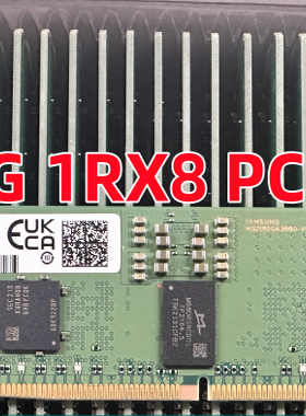 Samsung/三星16G 1RX8 PC5 4800B  服务器内存  RDIMM RECC DDR5