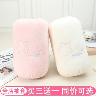 儿童护袖套袖筒羽绒服防脏女款秋冬季短款绒布办公室上班可爱工作