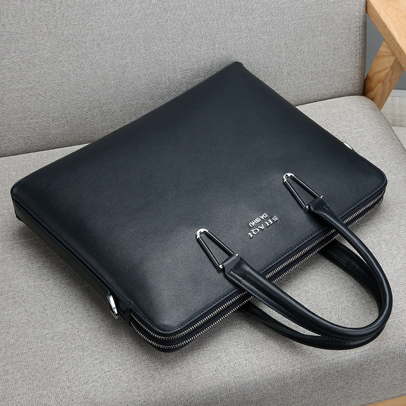 kangaroo Men's bag business affairs Handbag One shoulder Inclined shoulder bag Cattle leather handbag man Bag Hand carry Briefcase Korean Edition knapsackin the Leather/Lady bags/Men's bag, Men's bags  category - from Buy2taobao.com to provide professional Taobao agent buy service