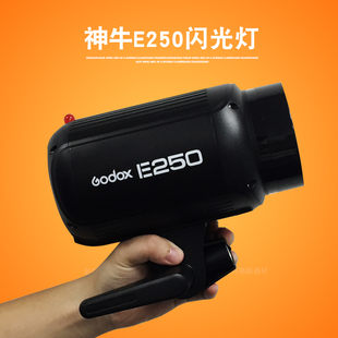 神牛E250w影室闪光灯影棚灯摄影灯小型产品柔光摄影闪光灯
