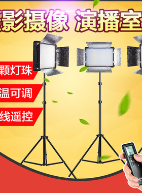 神牛摄影灯led500LR微电影补光灯摄像机补光灯双色温影视灯套装