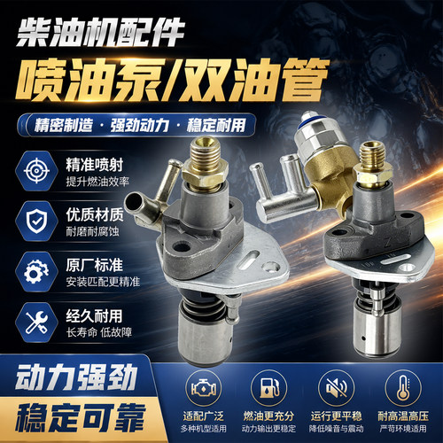 柴油178F186F192F双油管喷油泵