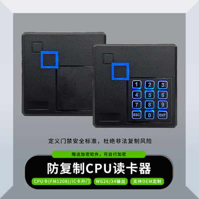 防复制CPU读卡器usb接口发卡器