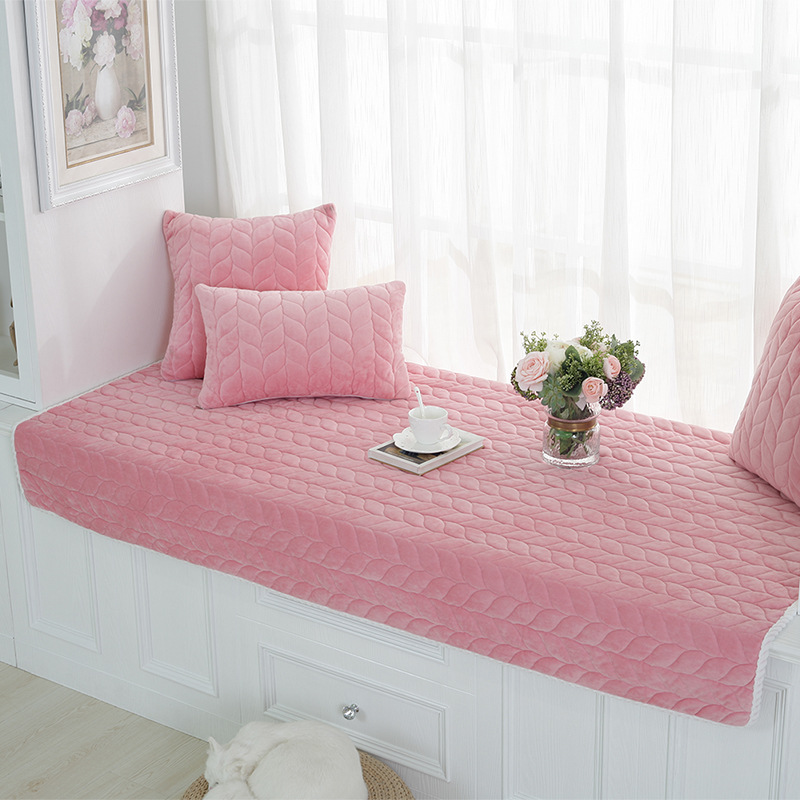 飘窗垫网红北欧风榻榻米毯卧室窗户阳台毛绒窗台坐垫子定制可机洗