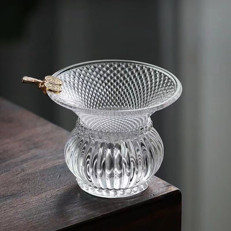 玻璃公杯公道杯茶漏套装侧把分茶器加厚耐热大容量四方高档分茶杯,餐饮具,茶滤,淘宝优惠券,粉丝福利购,淘宝优惠卷