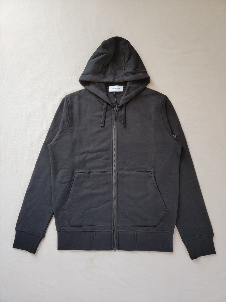 thumbnail for 23SS 64251 ZIP HOODED SWEATSHIRT TOPSTONEY Zipper Hoodie Terry