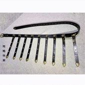 狻猊带蹀躞带汉服革带单扣搭圆领袍汉服腰带配饰日常束腰唐制男女