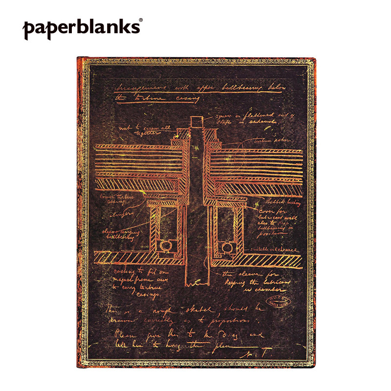 paperblanks特斯拉涡轮机笔记本图片