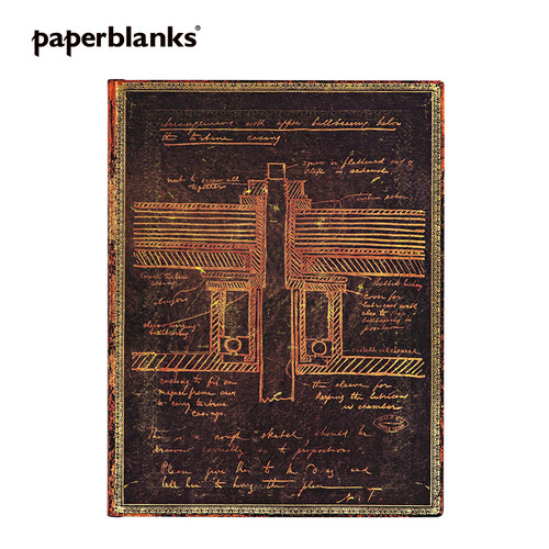 paperblanks特斯拉涡轮机笔记本