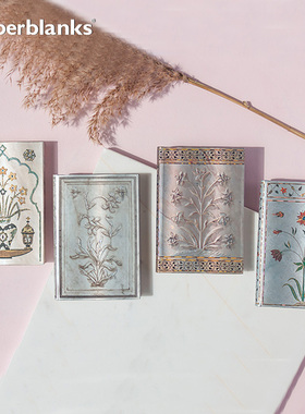 paperblanks佩兰克笔记本泰姬陵花系列记事本学生本子随身便携小本本日记本复古手账本高颜值精致送礼礼物