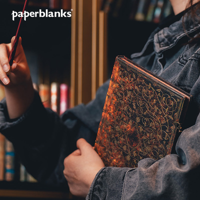 【剩3本库存】paperblanks佩兰克复古笔记本本子日记本记事本送礼复古魔法书学生文具手帐礼品格利亚六芒星