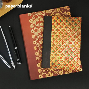 【剩5本库存】paperblanks佩兰克复古笔记本子伍尔夫笔记海浪精致日记本高颜值本子记事本雕刻手账本艺术品