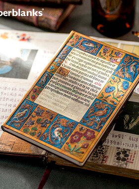 paperblanks佩兰克笔记本本子远古彩绘系列斯皮诺拉的时刻软壳手帐手账本便携记事日记本大学生复古文具