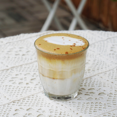 dirty咖啡杯澳白短笛玻璃杯