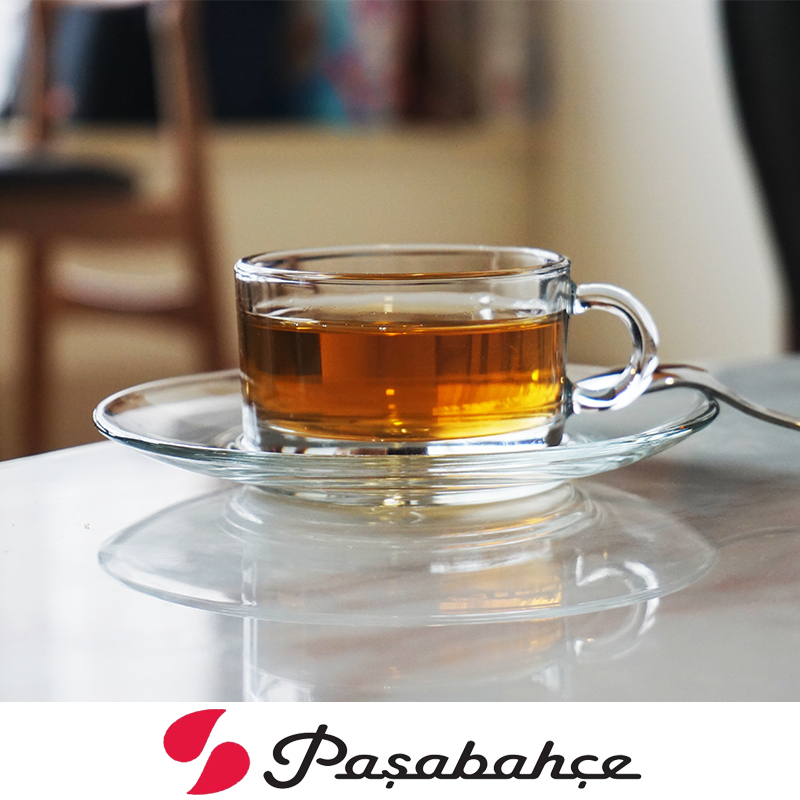 特浓咖啡冰滴玻璃杯配碟花茶下午茶杯把手品鉴小杯家用餐吧简约杯