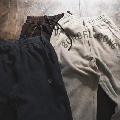 SONOFLOONG宽松休闲自发热卫裤