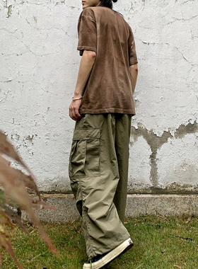 SONOFLOONG复古M51工装裤廓形伞兵裤机能休闲裤透气速干多口袋潮