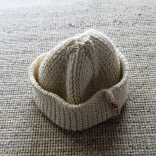 SONOFLOONG复古冷帽粗针毛线帽手工瓜皮帽全羊毛阿美咔叽潮流RRL