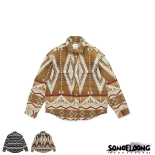 VISVIM RRL SONOFLOONG复古法兰绒衬衫 纳瓦霍民族风印第安秋冬美式