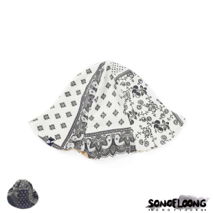 SONOFLOONG日系腰果花渔夫帽潮流拼接休闲复古阿美咔叽RRL VISVIM