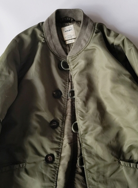 SONOFLOONG复古水洗M43棉服内胆军事风甲板服夹克CORPS秋冬外套男